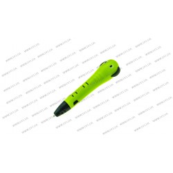 3D ручка DFI модель G9H (пластиковий корпус, сопло 0.7мм, ABS, PLA пластик 1.75мм, лед індикатори режиму роботи, 2 режими швидкості подачі пластику, вага 48,5 грамів), колір зелений