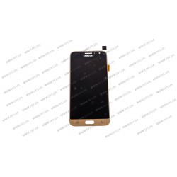 Дисплей для смартфона (телефона) Samsung Galaxy J3 (2016), SM-J320, gold (в сборе с тачскрином)(без рамки)en (OLED)