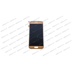 Дисплей для смартфона (телефону) Samsung Galaxy A3 Duos (2017), SM-A320F, gold (У зборі з тачскріном)(без рамки)(PRC ORIGINAL)