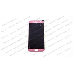 Дисплей для смартфона (телефона) Samsung Galaxy J7 (2017), SM-J730F, pink (в сборе с тачскрином)(без рамки)(PRC ORIGINAL)