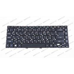 Клавіатура для ноутбука ACER (AS: 3830, 4830, TM: 3830, 4755, 4830) rus, black, без фрейма, підсвічування клавіш(Win 8)