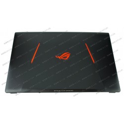 Крышка матрицы для ноутбука ASUS (GL753 series), black, ОРИГИНАЛ (с петлями и шлейфом)