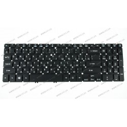 Клавіатура для ноутбука ACER (AS: M3-581, M5-581, V5-531, V5-551, V5-571 series) rus, black, без фрейма, (оригінал)