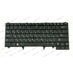 Клавиатура для ноутбука DELL (Latitude: E5420, E6320, E6330, E6430) rus, black, с джойстиком, подсветка клавиш