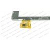 Тачскрін (сенсорне скло) для Assistant AP-803, DPT 300-L4072A-B00 V1.0, 8, зовнішній розмір 197*150 мм, внутрішній розмір 163*122 мм, 10 pin, чорний