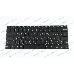 Клавіатура для ноутбука LENOVO (IdeaPad 110-14ISK) rus, black, без фрейма