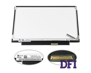Матрица 11.6 NV116WHM-T00 touch (1366*768, 40pin(eDP), LED, SLIM(без планок и ушек), глянец, разъем справа внизу) для ноутбука
