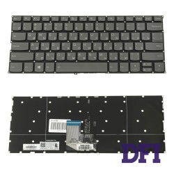 Клавіатура для ноутбука LENOVO (Yoga 720-12IKB) rus, black, без фрейма, підсвічування клавіш