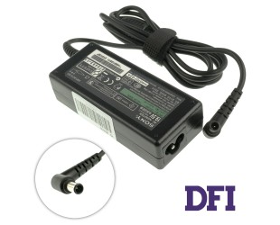 Блок питания для ноутбука SONY 19.5V, 3.0A, 60W, 6.5*4.4-PIN, L-образный разъём, black (без кабеля!)