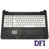 Верхняя крышка для ноутбука HP (15-AC, 15-AF, 250 G4), black (без рисунка)