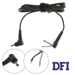 Оригинальный DC кабель питания для БП ASUS 65-90W 4.0x1.35мм, L-образный штекер, для КВАДРАТНОГО БП (от БП к ноутбуку)