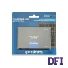 Жесткий диск 2.5 SSD  128Gb Goodram CX400 Gen.2 Series, SSDPR-CX400-128-G2, 3D NAND (TLC), SATA-III 6Gb/s, зап/чт. - 460/550мб/с