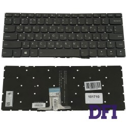Клавіатура для ноутбука LENOVO (Flex: 4-1435, 4-14710, 4-1840) rus, black, без фрейма