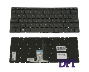 Клавиатура для ноутбука LENOVO (Flex: 4-1435, 4-14710, 4-1840) rus, black, без фрейма