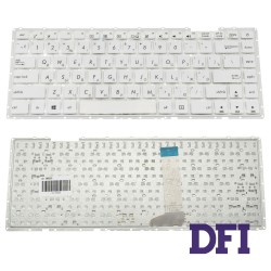 Клавиатура для ноутбука ASUS (X442 series) rus, white, без фрейма