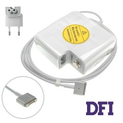 Оригінальний блок живлення для ноутбука APPLE MagSafe2 20V, 4.25A, 85W, White (з євро-адаптером),Т-подібний роз'єм MagSafe2