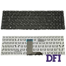 Клавіатура для ноутбука LENOVO (Yoga: 500-15IBD, 500-15ISK) rus, black, без фрейма