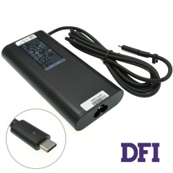 Оригинальный блок питания для ноутбука DELL USB-C 130W 20V 6.5A, USB3.1/Type-C/USB-C, Black (без кабеля!)