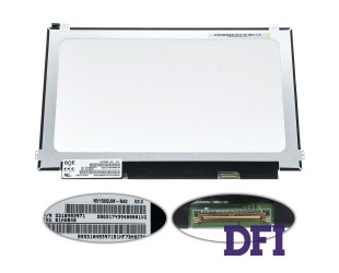 Матриця 15.6 NV156QUM-N43 (3840*2160, 40pin(eDP, IPS, 300cd/m2, кольоропередача: 100%RGB), LED, SLIM(горизонтальні вушки), матова, роз'єм праворуч знизу) для ноутбука