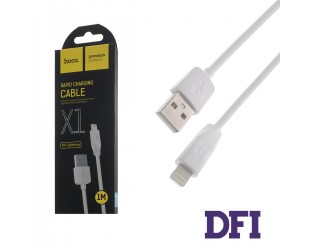 Кабель HOCO X1 Rapid для Lightning, white, 2,4А