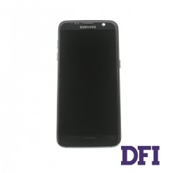 УЦЕНКА !!! Дисплей для смартфона (телефона) Samsung Galaxy S7 Edge SM-G935, black (PRC ORIGINAL)(в сборе с тачскрином)(с рамкой)