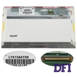 Матриця 15.6 LTN156AT09 (1366*768, 40pin, LED, NORMAL, глянцева , роз'єм ліворуч знизу) для ноутбука (renew)
