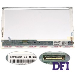Матрица 15.6 BT156GW02 V.0 (1366*768, 40pin, LED, NORMAL, глянец, разъем слева внизу) для ноутбука (renew)