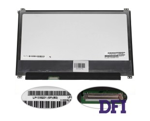 Матриця 13.3 LP133QD1-SPB2 (3200*1800, 40pin (eDP), LED, SLIM (вертикальні вушки), матова, роз'єм ліворуч знизу) для ноутбука
