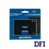 Жесткий диск 2.5 SSD  256Gb Goodram CX400 Series, SSDPR-CX400-256-G2, TLC 3D, SATA-III 6Gb/s, зап/чт. - 480/550мб/с