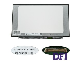 Матрица 13.3 N133BGA-EA2 (1366*768, 30pin(eDP), LED, SLIM(без планок и ушек), матовая, разъем справа внизу) для ноутбука