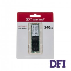 Жорсткий диск M.2 2280 SSD 240Gb Transcend MTS820S Series, TS240GMTS820S, 3D TLC NAND, зап/чит. - 430/500мб/с