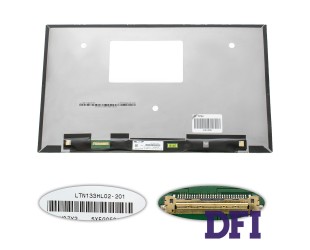 Матриця 13.3 LTN133HL02 (1920*1080, 30pin(eDP), LED, SLIM(без дод. панелі), матова, роз'єм ліворуч знизу) для ноутбука