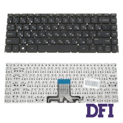 Клавиатура для ноутбука HP (14-CM, 14-CK) rus, black, без фрейма