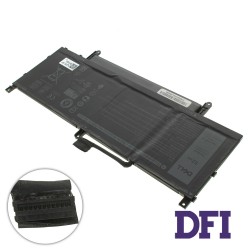 Оригинальная батарея для ноутбука DELL N7HT0 (Latitude 15 9510) 7.6V 6840mAh 52Wh Black (YMX3G)