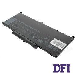 Оригинальная батарея для ноутбука DELL J60J5 (Latitude E7270, E7470, MC34Y, 1W2Y2) 7.6V 55Wh Black