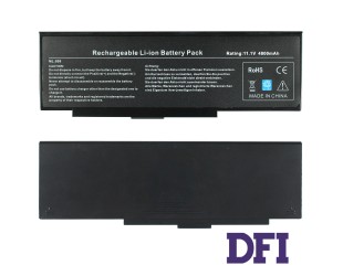 Батарея для ноутбука Fujitsu BP-8089 (Amilo K7600, Packard Bell, Easy Note, Nec, Edion, Mitac)  11.1V 4800mAh Black