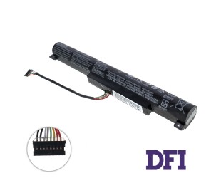 Оригінальна батарея для ноутбука LENOVO L14C3A01 (B50-10, IdeaPad 100-15IBY) 10.8V 2200mAh 24Wh Black
