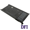 Оригинальная батарея для ноутбука DELL WDX0R (Inspiron: 15 5568, 13 5368, 13 5378) 11.4V 3500mAh 42Wh Black