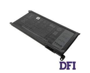 Оригинальная батарея для ноутбука DELL WDX0R (Inspiron: 15 5568, 13 5368, 13 5378) 11.4V 3500mAh 42Wh Black