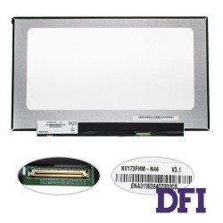 Матрица 17.3 NV173FHM-N44 (1920*1080, 40pin(eDP, IPS, 144HZ, 300cd/m2, 16.7M, 72%), LED, SLIM(без планок и ушек), матовая, разъем справа внизу) для ноутбука