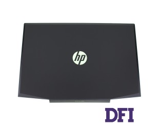 Крышка дисплея для ноутбука HP (Pavilion: 15-CX), black (green logo), ОРИГИНАЛ