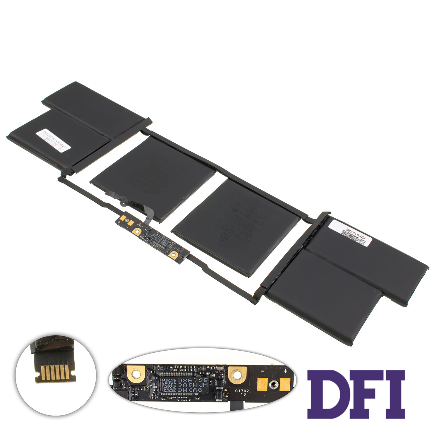 Оригинальная батарея для ноутбука Apple A1820 (A1707 MacBook Pro 15 2016-2017) 11.4V 6667mAh 76Wh Black Оригинальная батарея для ноутбука Apple A1820 (A1707 MacBook Pro 15 2016-2017) 11.4V 6667mAh 76Wh Black