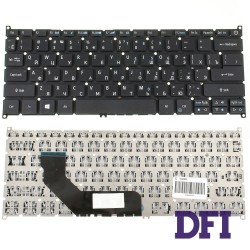 Клавіатура для ноутбука ACER (AS: SF514-51) rus, black, без фрейма (оригінал)