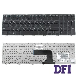 Клавіатура для ноутбука DELL (Inspiron: 3721, 5721) rus, black (оригінал)