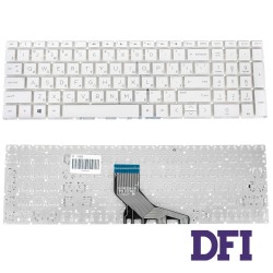 Клавіатура для ноутбука HP (250 G7, 255 G7 series) rus, white, без фрейма