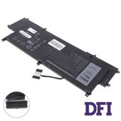 Оригинальная батарея для ноутбука DELL TVKGH (Latitude 15 9510 2-in-1, 9520 2-in-1) 11.4V 73340mAh 88Wh Black