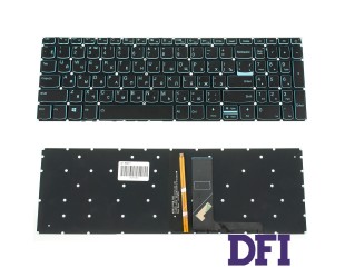Клавіатура для ноутбука LENOVO (IdeaPad: L340-15 series) rus, onyx black, без фрейма, підсвічування клавіш(LIGHT BLUE) (оригінал)