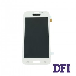 Дисплей для смартфона (телефону) Samsung Galaxy J2, SM-J200H, white (У зборі з тачскріном)(без рамки)(OLED)