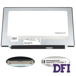 Матрица 17.3 B173HAN04.5 (1920*1080, 40pin(eDP, IPS, 144HZ, HDR400), LED, SLIM(без планок и ушек), матовая, разъем справа внизу) для ноутбука