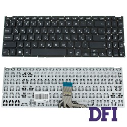 Клавиатура для ноутбука ASUS (X509 series) rus, black, без фрейма